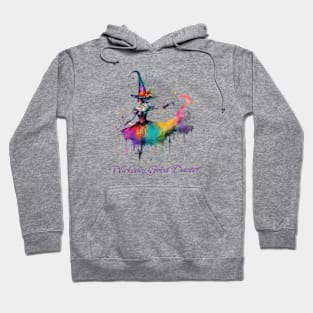 Witch Wickedly Good Dancer Colorful Ballerina Halloween Hoodie